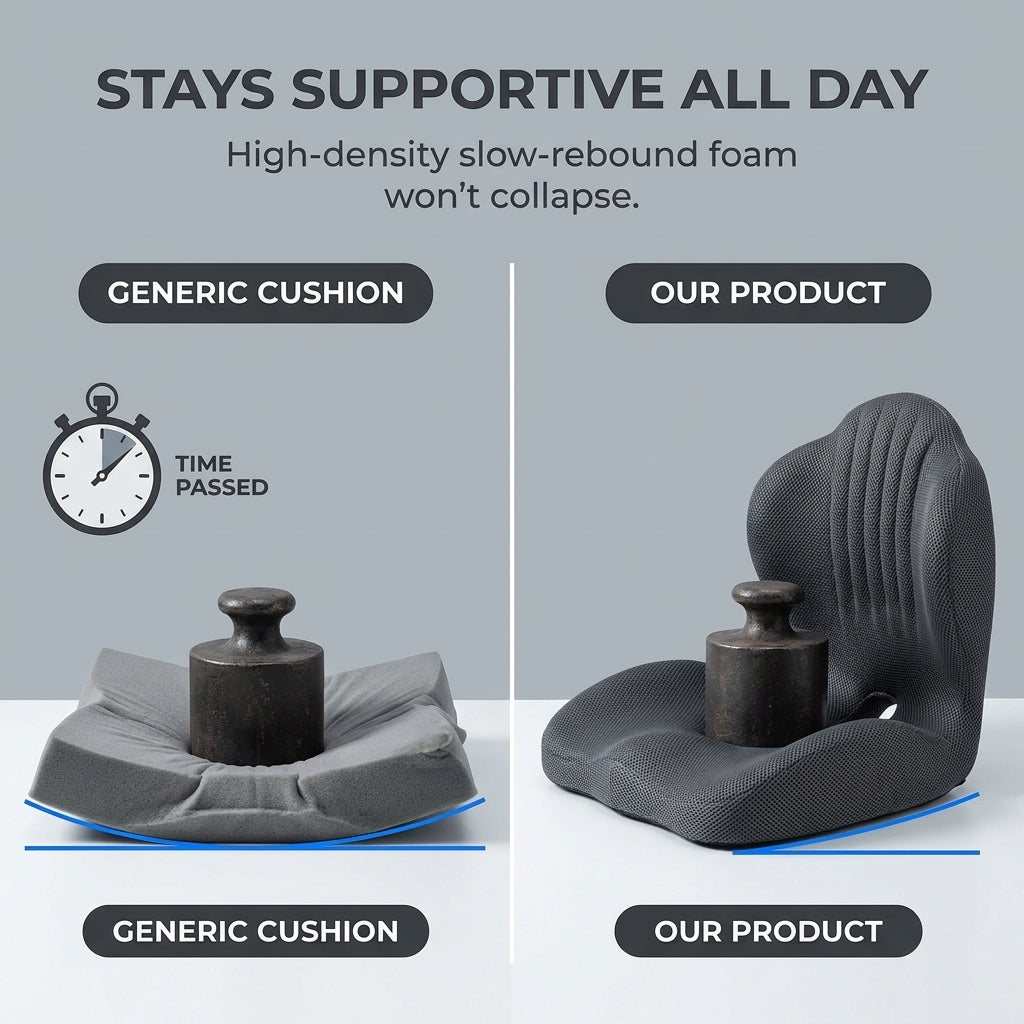 Ergonomic Memory Foam Seat Cushion, picture 9